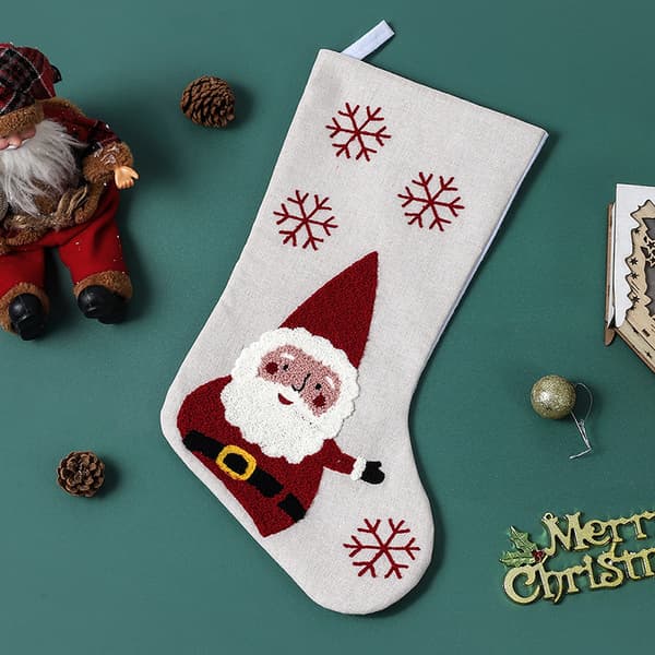 1 st tomtefigur julstrumpa presentpåse jul