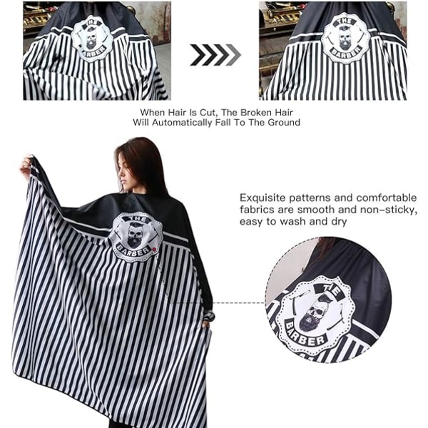 Frisörkappa, Silikonfrisörkappa, 100 % polyester, lätt a