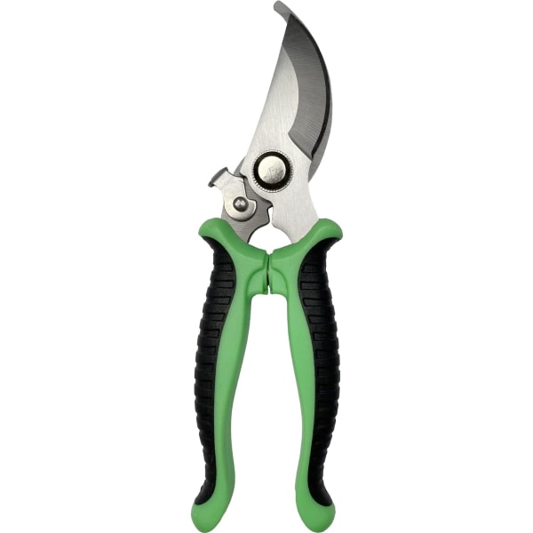 Pruning shears, non-slip shears with lock handle