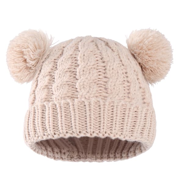 Baby Sweater Hat Dobbelt Bold Hat til Børn Efterår og Vinter