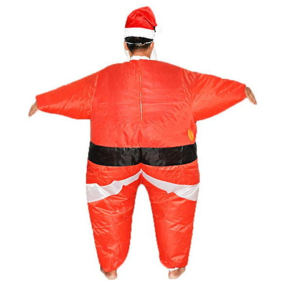Jultomte uppblåsbar kostym rolig uppblåsbar vuxen