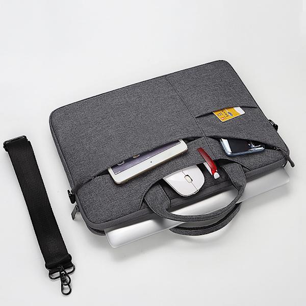 Handhållen axelväska för bärbar dator 13,3-15,6 tum Light grey 15.6 inch