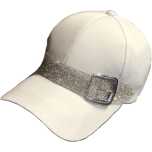 Baseball Cap Sun Hats Casual Sports Cap with Rhinestone Decor