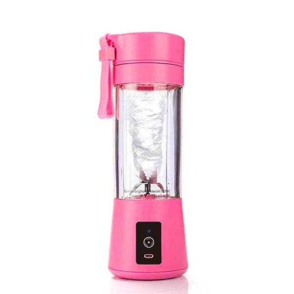 1 stk. rosa elektrisk sitrusjuicer, USB-oppladbar, for sitron