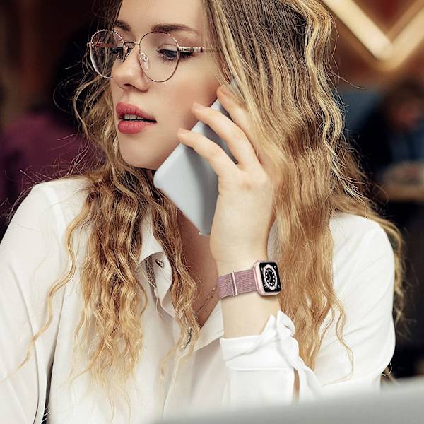 Apple Watch-armband serie SE 7 6 5 4 3 2 1 38-40 mm för kvinnor och män 42-45mm