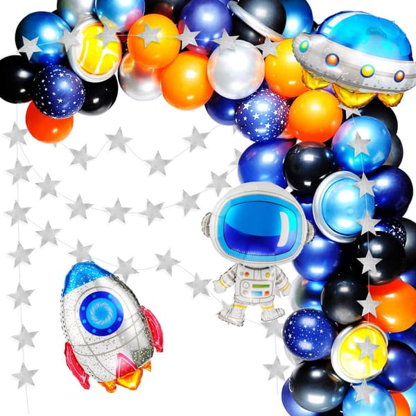 Outer Space Party Decorations Ballong Garland Kit