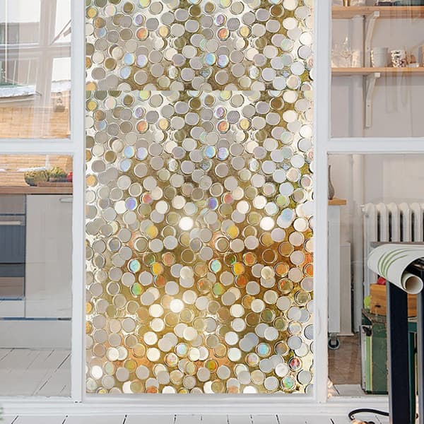 45×200cm elektrostatisk strimmelfilm til badeværelsesvindue, garanti