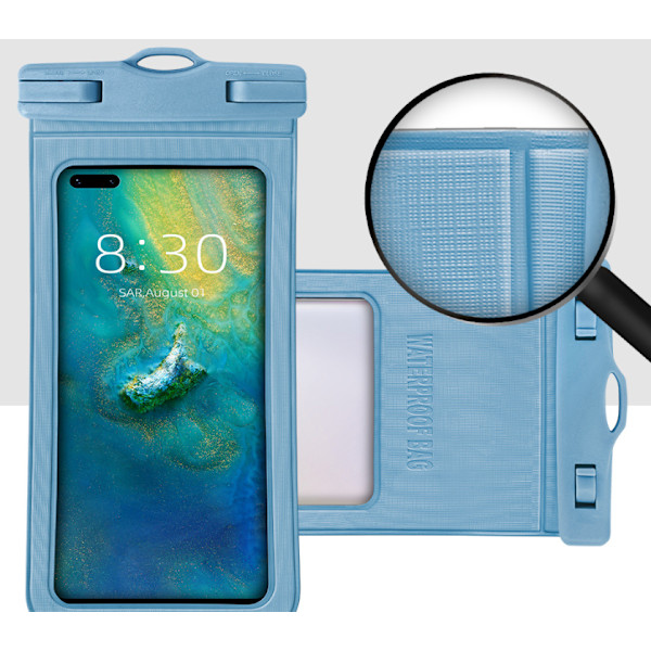 Vanntett smarttelefonpose [IPX8] opptil 6,8\"