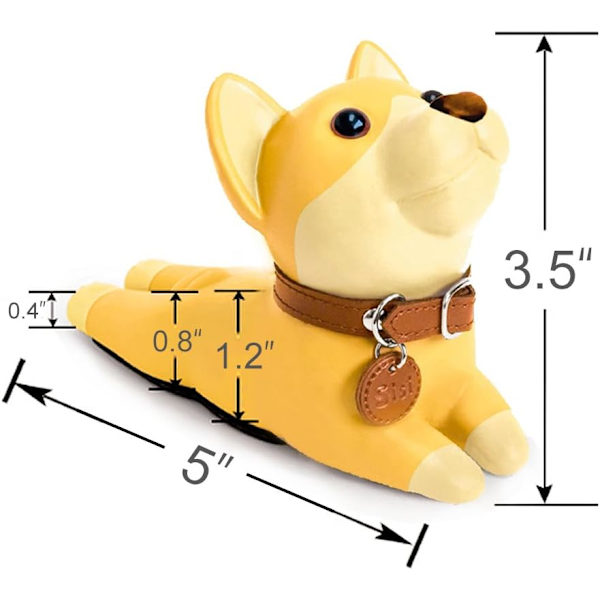 Söpö koiran ovenpysäytin, Shiba Inu koristeellinen eläimen ovenpysäytin