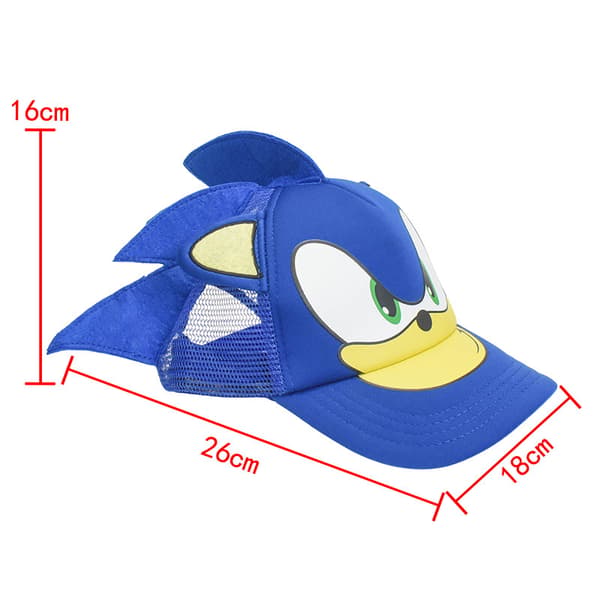 Hedgehog Sonic -sarjan animaatio roolipeli säädettävä baseball-lippis