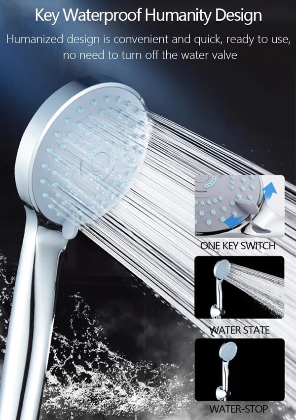 LED Brushoved Automatisk Farveskiftende Temperatur Regn Sensor