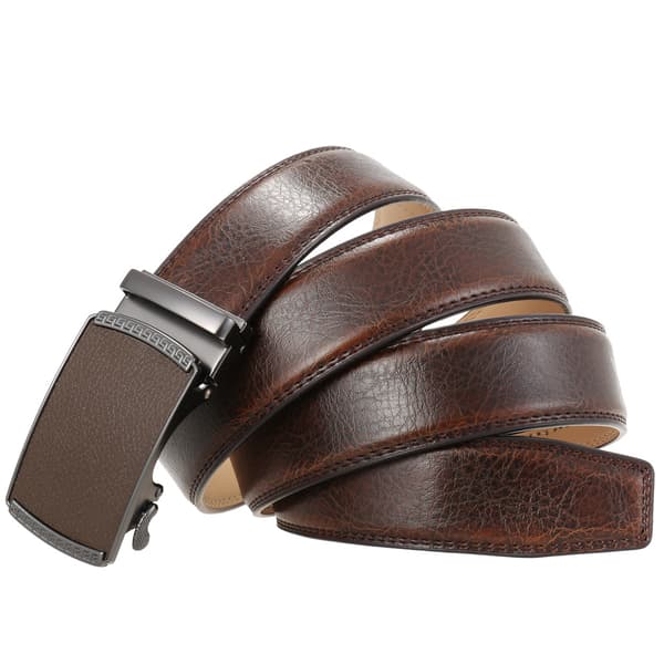 Uformell jeans-belte for menn - brunt belte