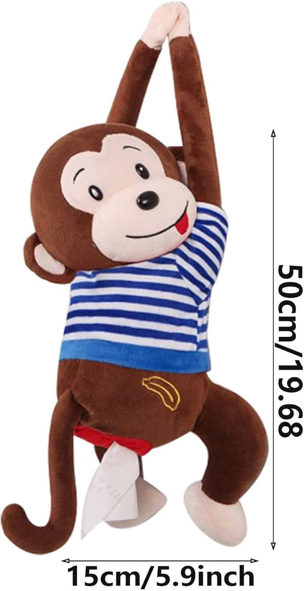 Monkey Tissue Box Kreativ Tissue Box Tissue Oppbevaringsboks Papir