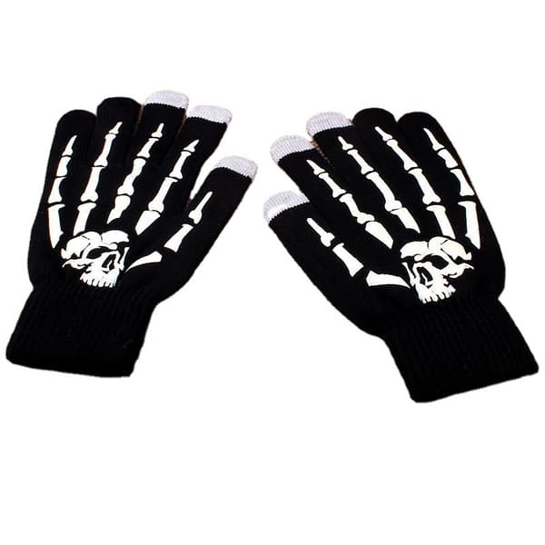 3 par stretchiga mekaniska stickade handskar vintervarma handskar för