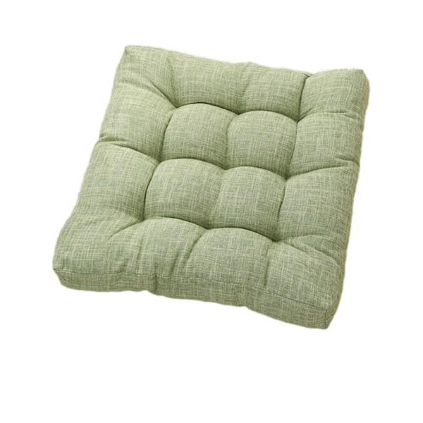 Tykk bomullslin firkantet tatami-matte (45*45cm) Light green