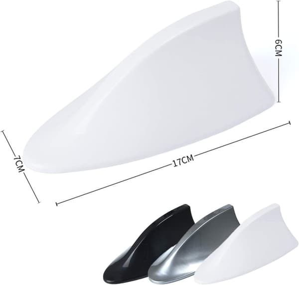 Haiantenne, (hvit) Hai finneantenne, Universal vanntett S