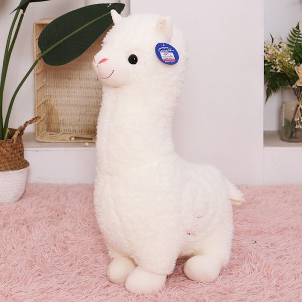 Spring Country Alpaca Plys Legetøj, Udstoppet Dyr Stor 18 Tommer Do