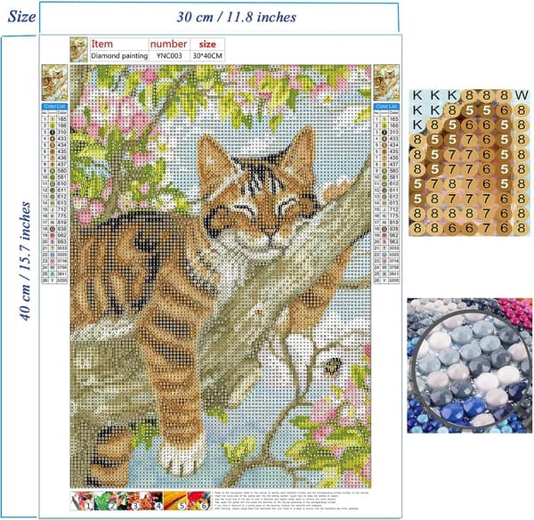Diamantmaleri kat - fuld diamantkunst, 5d diamantmaleri kit