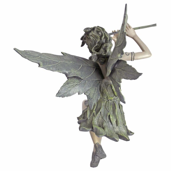 Blåsflöjt, West Wind Fairy, Trädgård, Inredning, Skulptur, R