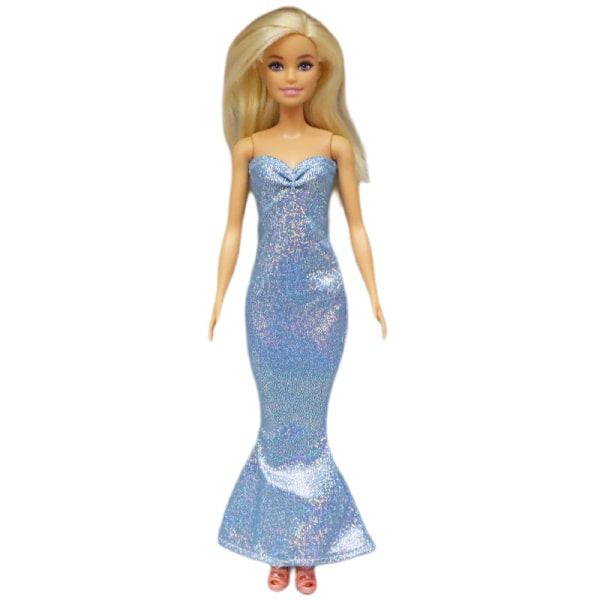 8 st 30 cm Barbie prinsessklänningar mode set