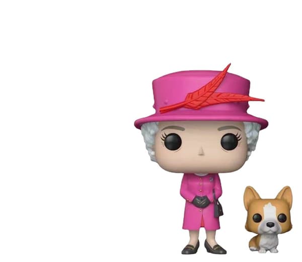 Kongefamilien - Dronning Elizabeth II Samlefigur, Rosa