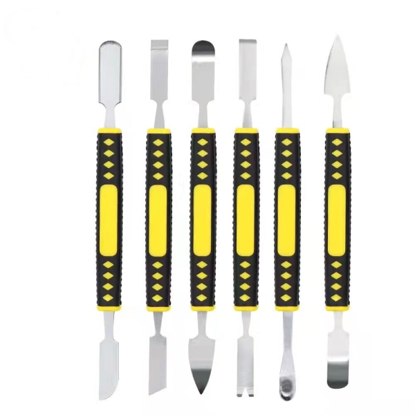 6 Pack Electronics Repair Tool Set Double Ended Metal Spudger Di