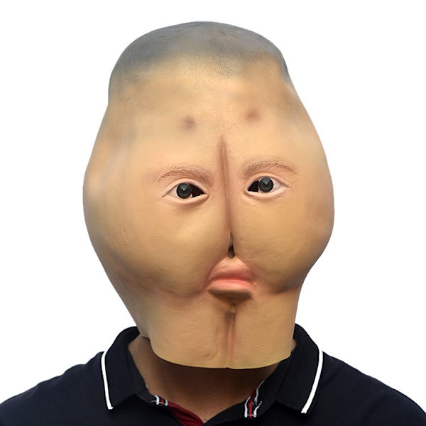 Latex maske sjov røv rekvisitter Maskerade dansebar rekvisitter (one size)