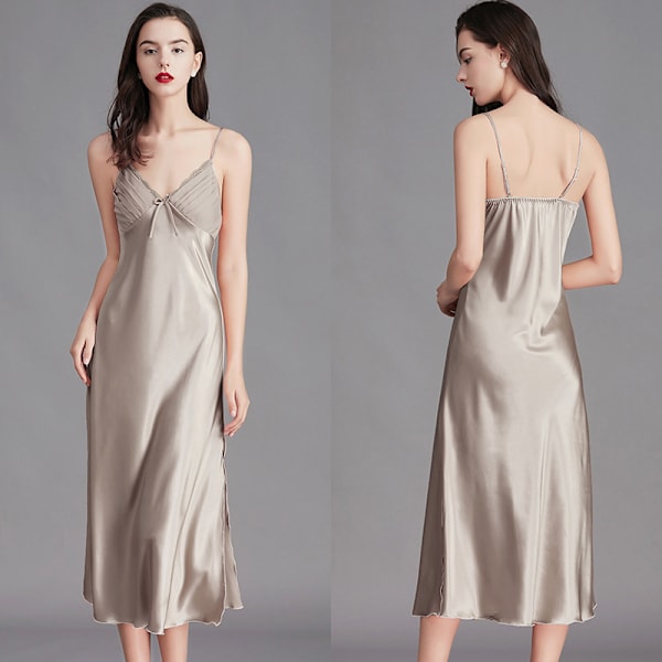 Isokokoiset camisole-yöpaidat, jääsilkkiset yöpaidat L