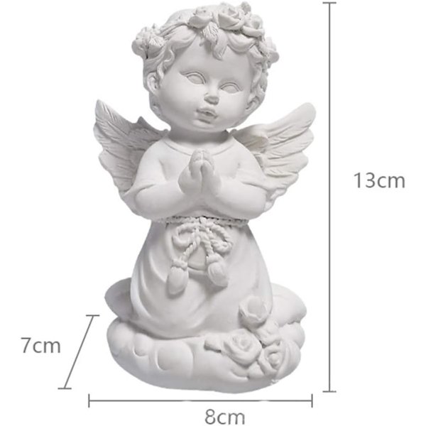 Dekorative engelstatuer og figurer harpiks engelvinger statue