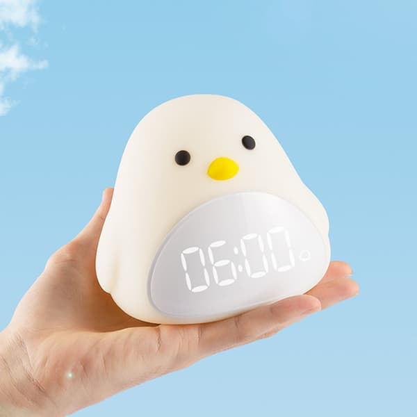 Intelligent Lazy Time Bird Alarm Clock LED Night Light Digital A