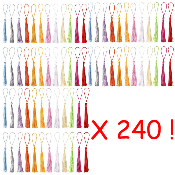 Tassels 240 Pieces Mini Tassels Tassels Craft Tassels Decorative