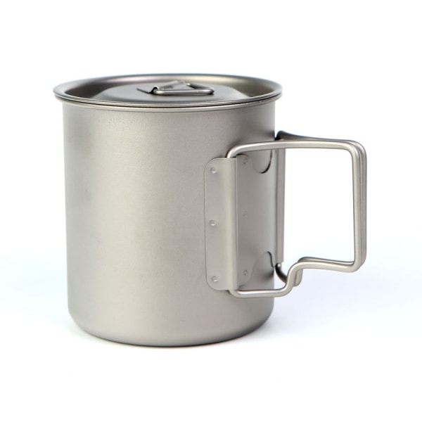 420ML Ultralight Titanium Camping Mug Coffee Maker for