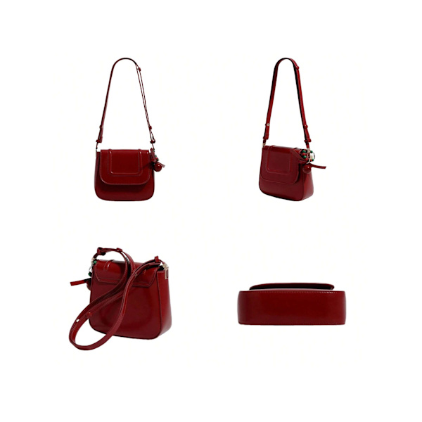 Små axelväskor för kvinnor, sadelväskor med lock, mini crossbody-väskor, justerbara axelremshängen
