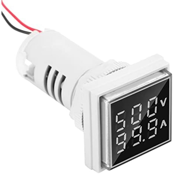 Voltmeter Ammeter LED Digital Spenningstester Strømsensor Sq