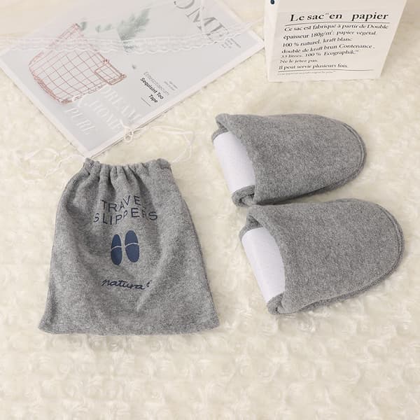 Innendørs bomullsslippers for menn Memory Foam Home Slip On Vaskbar