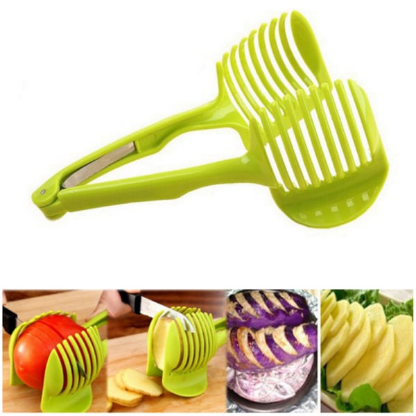 3 Hånds Citron Tomat Slicer Tomat Æg Rund Slicer Frugt Divider