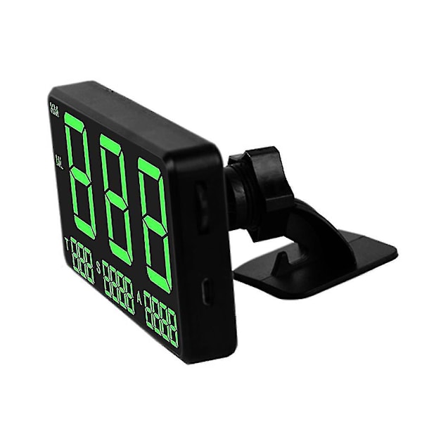 Svart bil Global Position System C80 hastighetsmätare digital display