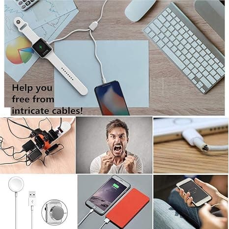 for Apple Watch-lader Magnetisk ladekabel Oppdater versjon W