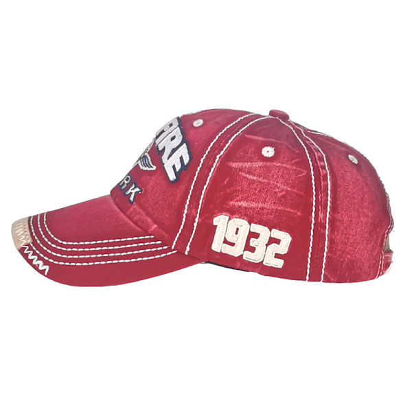 SPARK Vasket Bomulds Baseball Cap Brev Broderet Ande Tunge