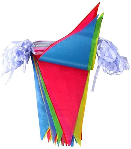 Barnehage Multicolor Vimpler Banner, 80M Fargerik Bunting P