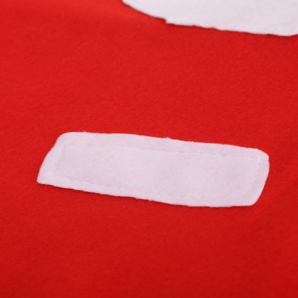 3D Näs-Tomte Toalettstolsskydd och Mattset Rolig Juldekoration