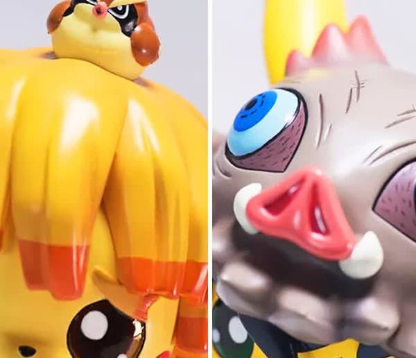 Ghost Killing Blade Manual Pikachu COS Dragt Model (1)