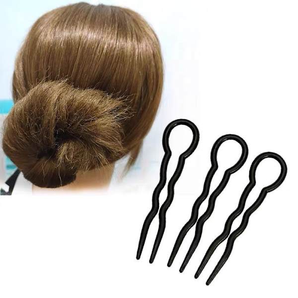 6 stk. Lady Style hårnåler, magiske enkle spiral hurtige hårnåler