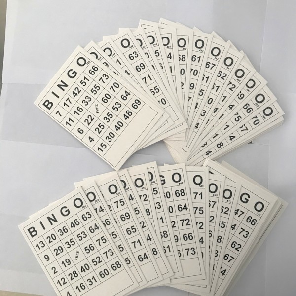 60 ei-toistuvaa bingo-korttia BINGO-kortti lasten digitaalinen sisäänpääsy
