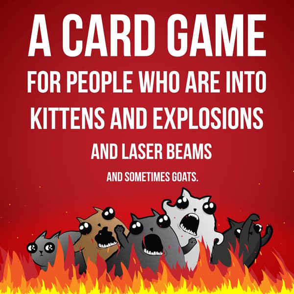 Exploding Kittens Original Edition - Kortspil for voksne, teenagere