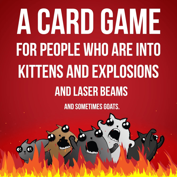 Exploding Kittens Original Edition - Korttipeli aikuisille ja teini-ikäisille
