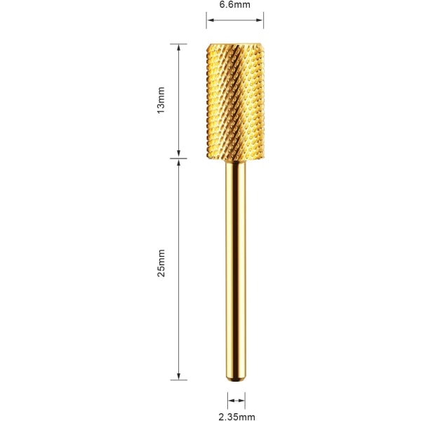 Wolframstålslipkutter for negledesign, profesjonell bit f