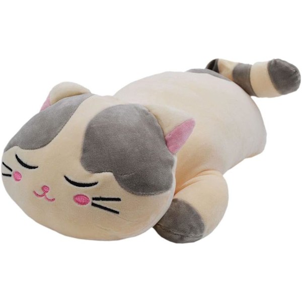Mycket mjuk katt stor gosig kudde plysch kattunge kattunge mjuka leksaker gra