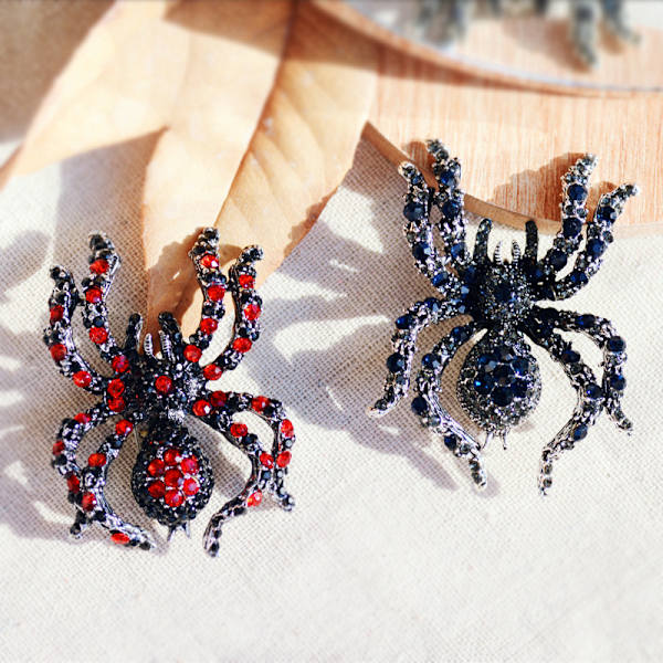 Halloween Spindel Pin Överdriven Europeisk och Amerikansk Mode A