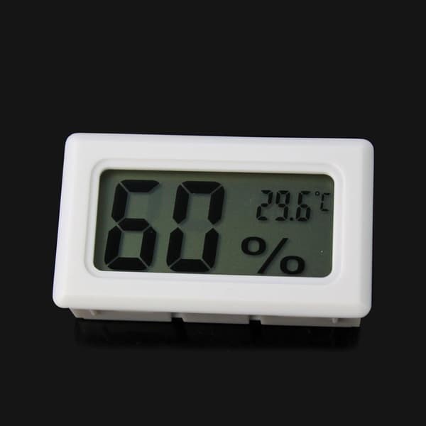 2 i 1 innebygd digital LCD-termometer hygrometer